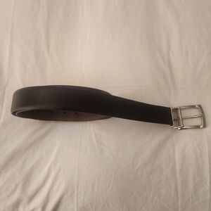 Men's SAKS Classic Black and Brown Reversable Leather Belt